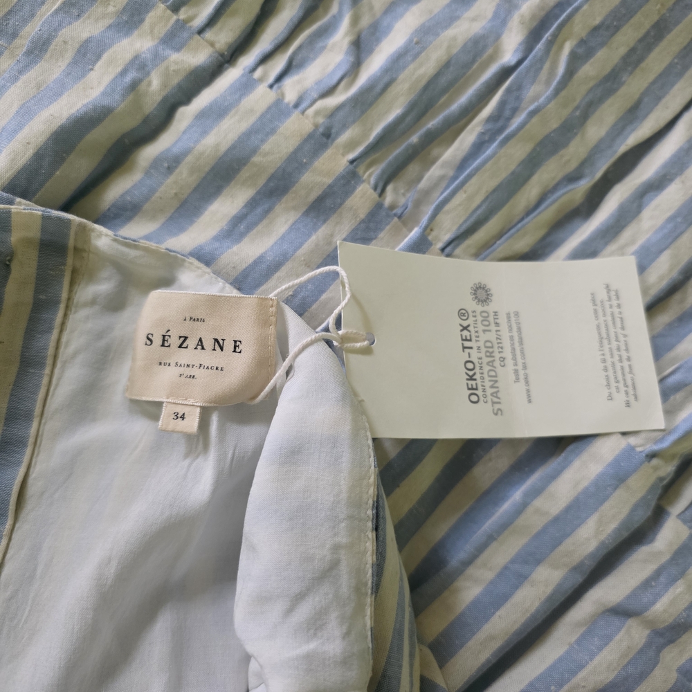 SOLD! NWT Sezane Anne Swiss Dot Dress - Picture 11 of 14